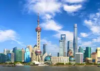 中国上海的城市天际线