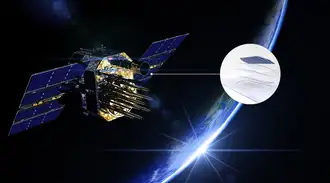 Solar cell cover glass used in satellite photovoltaics