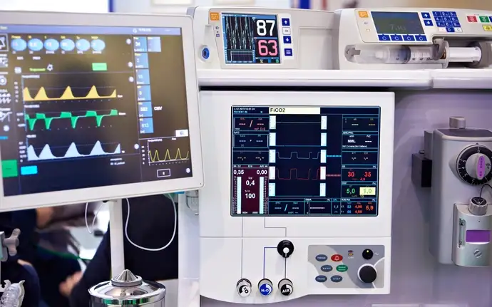 Medical Monitoring Equipment in Use