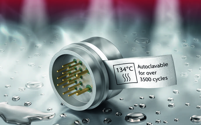 Sterilizable Hermetic Connector with a washtag