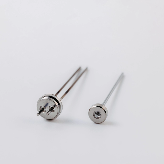 Hermetic titanium feedthroughs