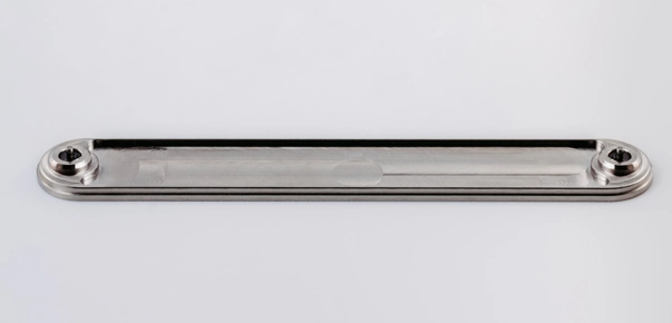 Titanium component for hermetic electronic packaging