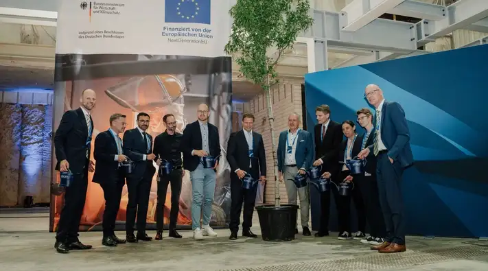 电熔炉奠基仪式