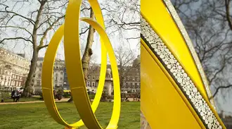 Aurora sculpture by artist Tim Morgan in London
