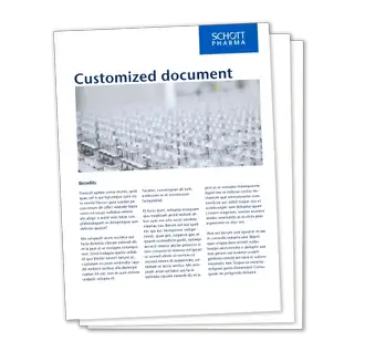 Customized document by SCHOTT Pharma