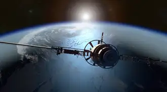 Satellite in Earth orbit