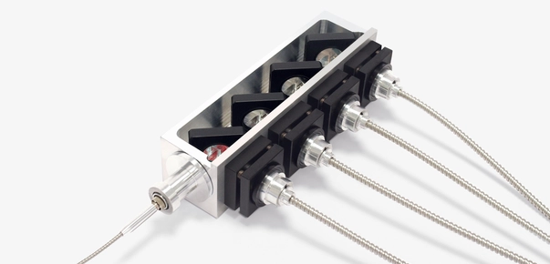 Integrated fiber optic subassembly with optical components