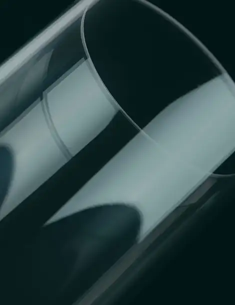 Clear tubing made with DURAN® Tough glass  