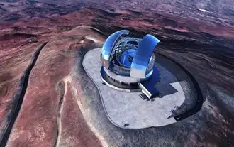 The ESO’s ELT (Extremely Large Telescope) observatory on the Cerro Armazones mountain in Chile